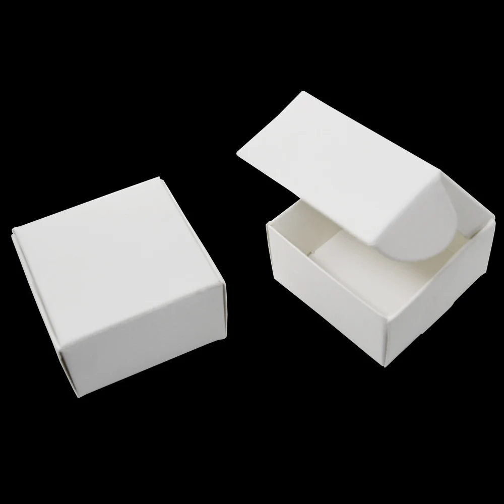 6.4x6.4x2.8cm White Kraft Paper Package Box Wedding Gift DIY Handmade Soap Storage Craft Candy Jewelry 50pcs/lot |