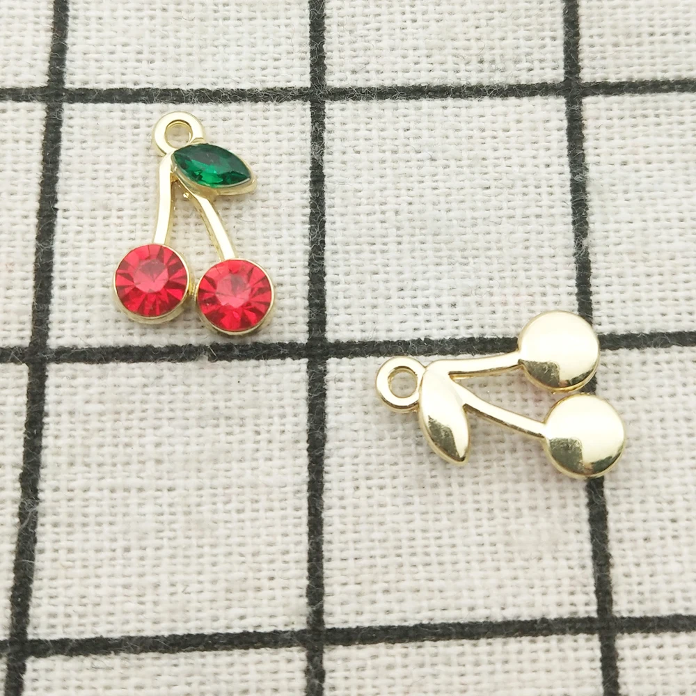 10 шт. подвески-Вишни из цинкового сплава 13 х19 мм | Украшения и аксессуары