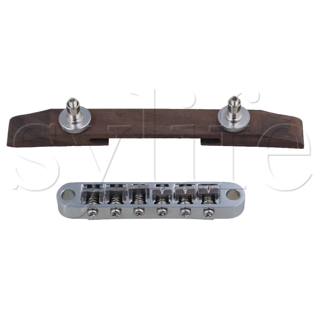 Гитара Tunomatic Bridge седло медный палисандр для Archtop Jazz гитара|Детали и аксессуары
