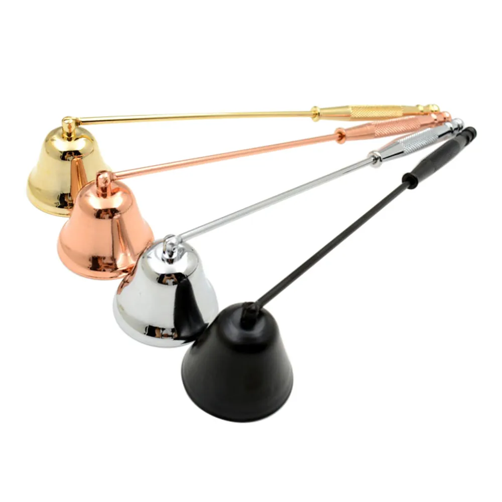 Домашний Нержавеющая сталь бездымный фитиль колокол Snuffer для домашнего ручного