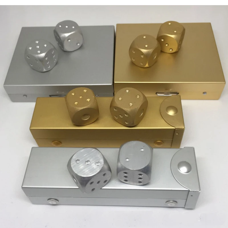 Серебристо-золотые Цветные Кубики из алюминиевого сплава умирает тяжелый металл