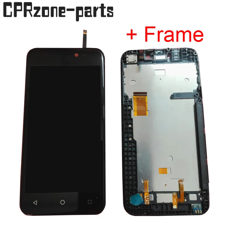 

5.0" Black + Frame For BLU Studio X10 S970EQ LCD Display With Touch Screen Digitizer Sensor Panel Assembly