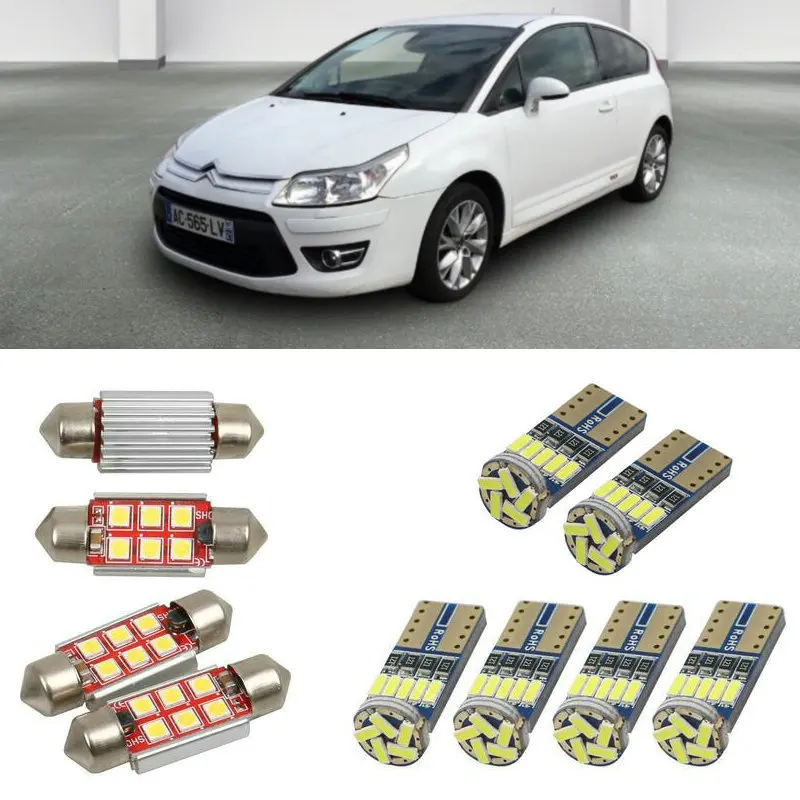 СВЕТОДИОДНЫЙ Автомобильный светильник s для салона citroen c4 купе la mk2 sedan Купольные