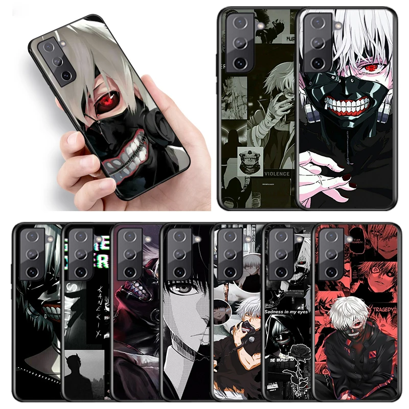 

Tokyo Ghoul Trendy Anime Kaneki Ken For Samsung S22 S21 S20 FE Ultra Pro Lite S10 5G S10E S9 S8 S7 S6 Edge Plus Black Phone Case