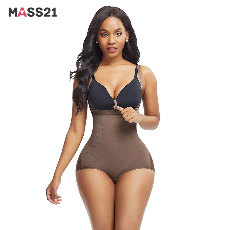 MASS21 Women Sexy Slimming Butt Lifter Open Crotch Bodysuit Tummy Control Panties High Waist Seamless Underpanties Body Shaper | Женская