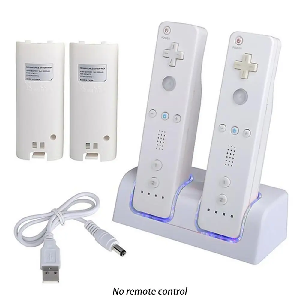 

Accessories Battery Charger for Nintendo Wii U Wiiu Control Controller Remote Charging Dock Stand Docking Station Gamepad Base
