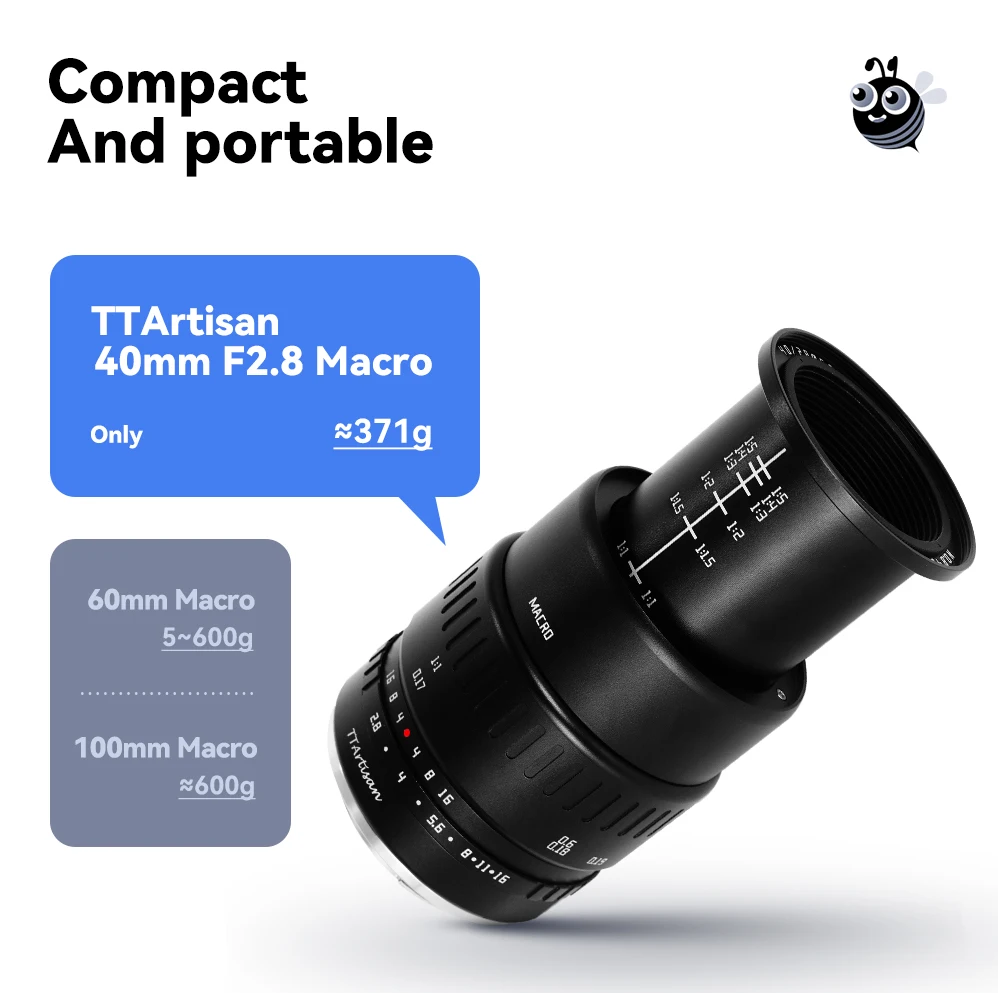 TTArtisan 40 мм F2.8 1:1 макро объектив APS-C ручной фокусировки для Canon Eos-M SONY E FUJI X FX M4/3 Nikon Z