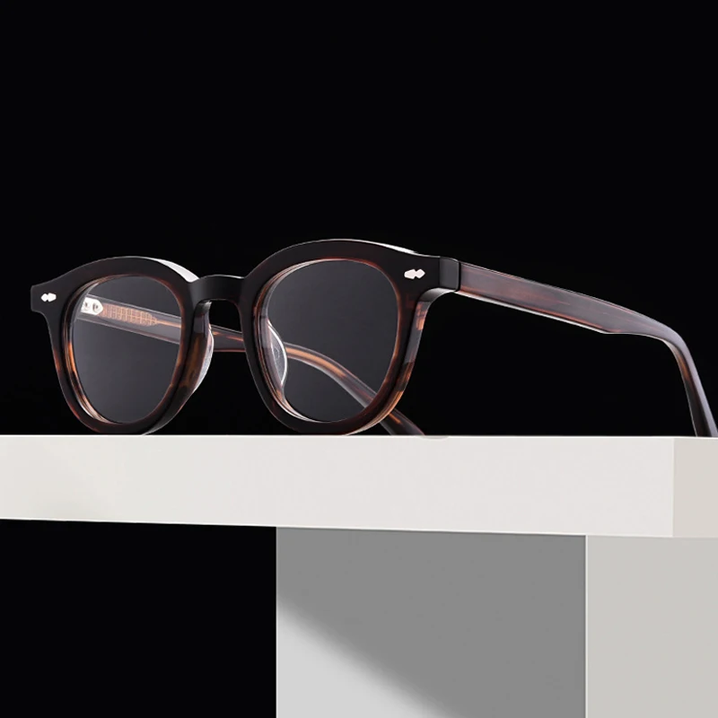 

Round Vintage Glasses Frame Women Korea Luxury Brand Prescription Myopia Optical Acetate Eyeglasses Frame Men Eyewear
