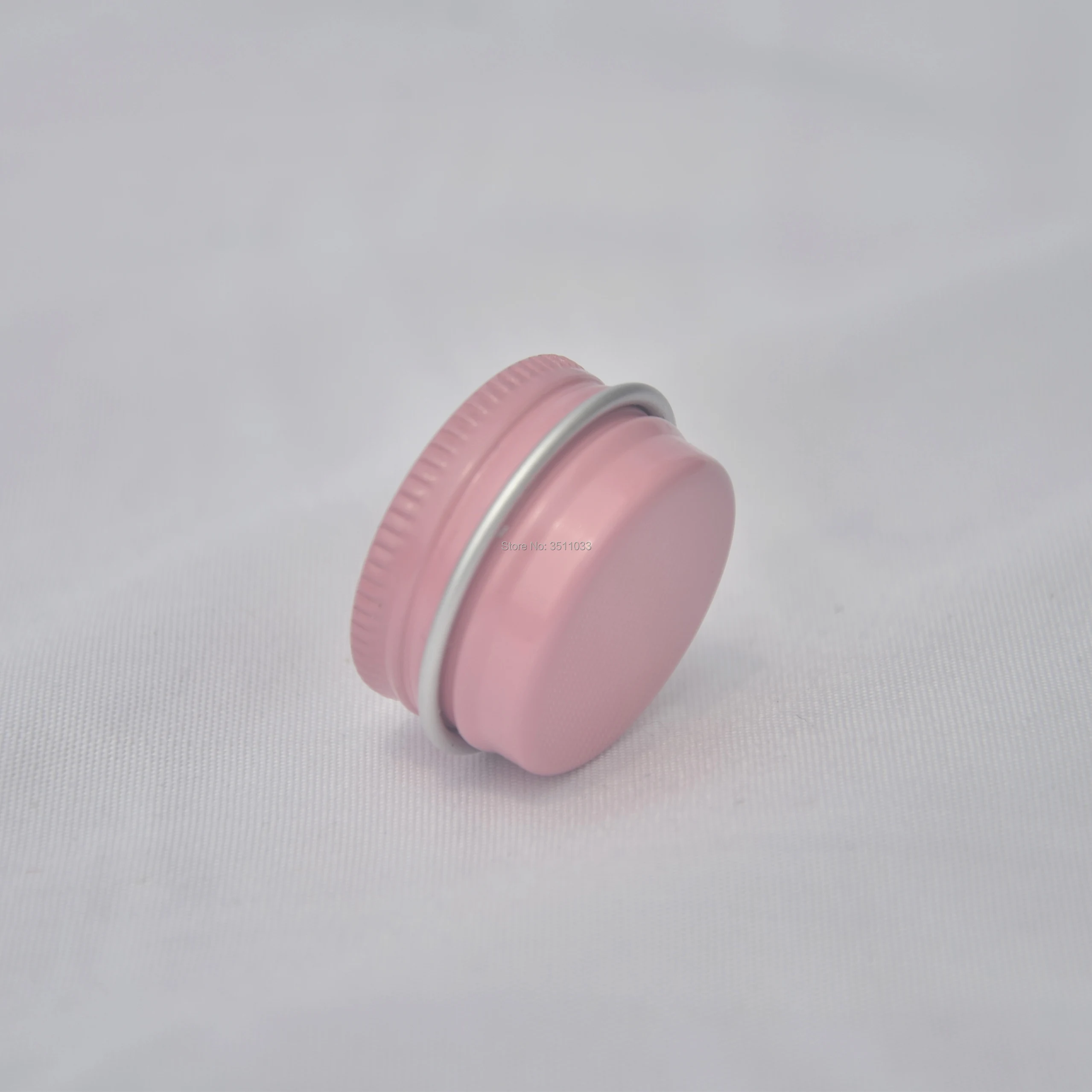 100 штук 5 г розовая алюминиевая металлическая банка с винтовой крышкой мини