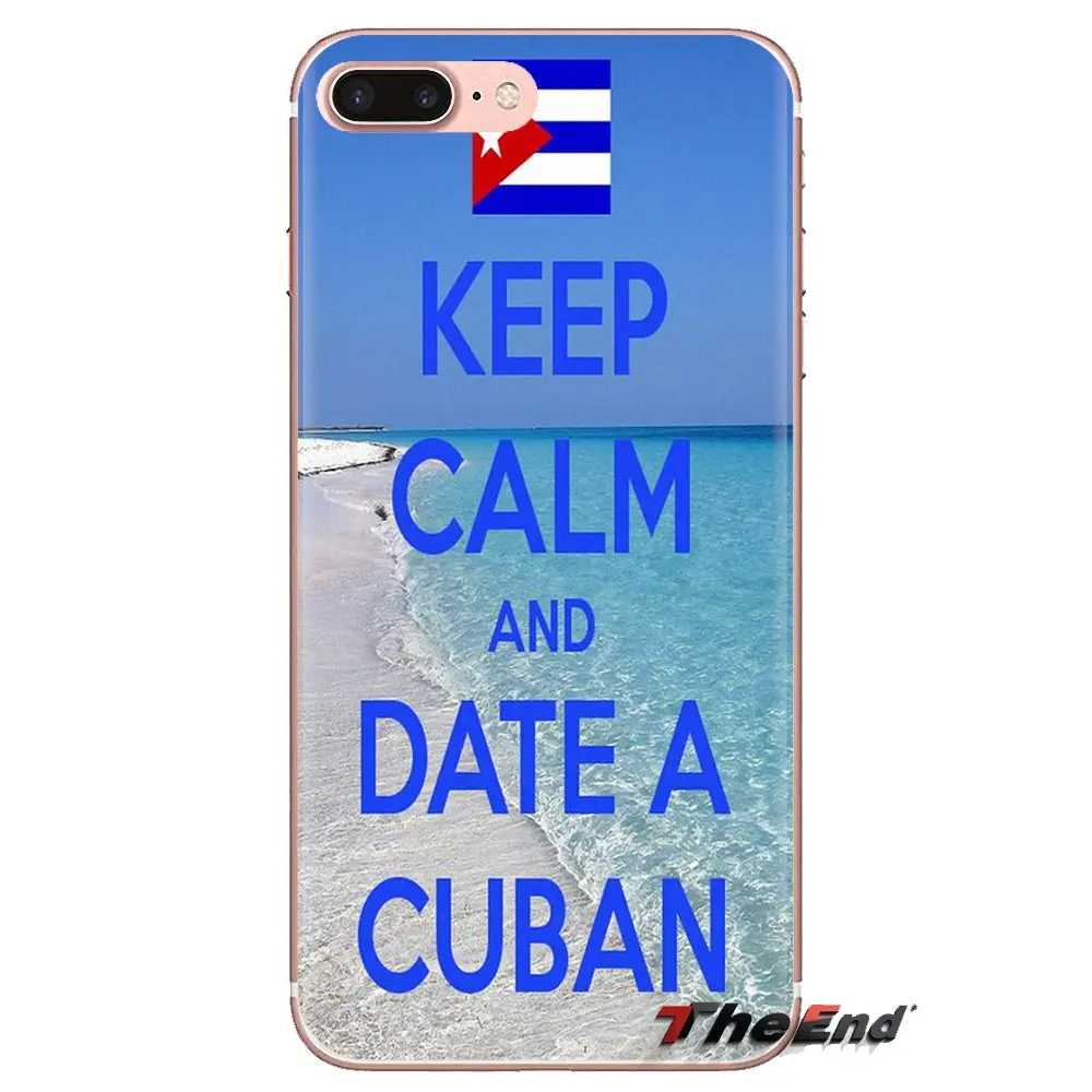 И надписью Keep Calm I'm кубинский флаг куба для iPhone XS Max XR X 4 4S 5 5S 5C SE 6 6S 7 8 плюс samsung Galaxy
