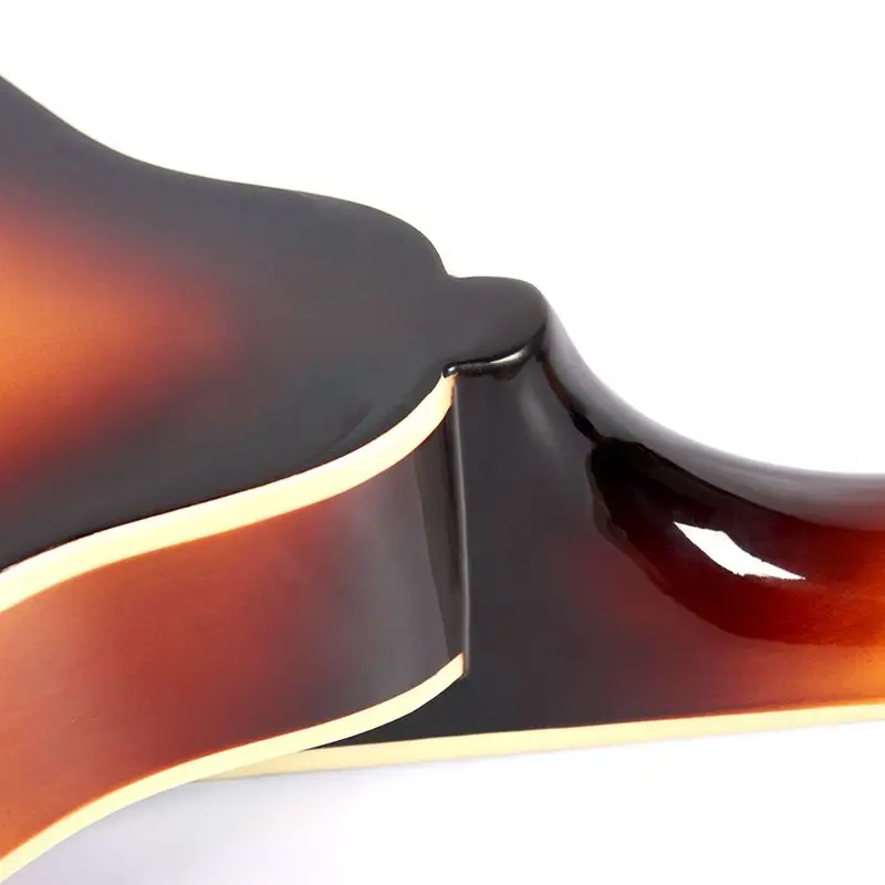 

IRIN Sunburst 8-String Basswood Mandolin Musical Instrument with Rosewood Steel String Mandolin Stringed Instrument Adjustable B