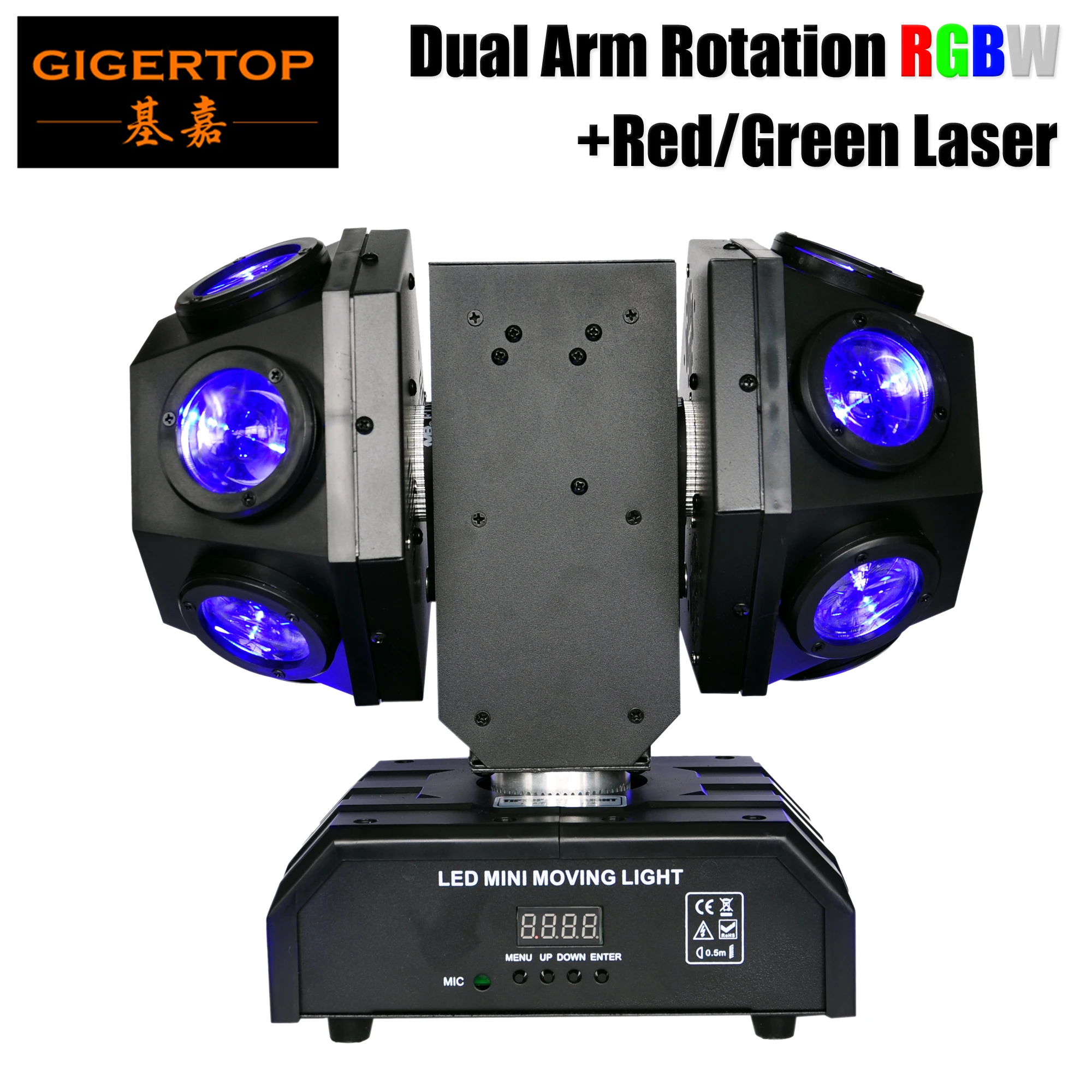 Новейший светодиодный супер-луч миниатюрный вращающийся головной светильник с