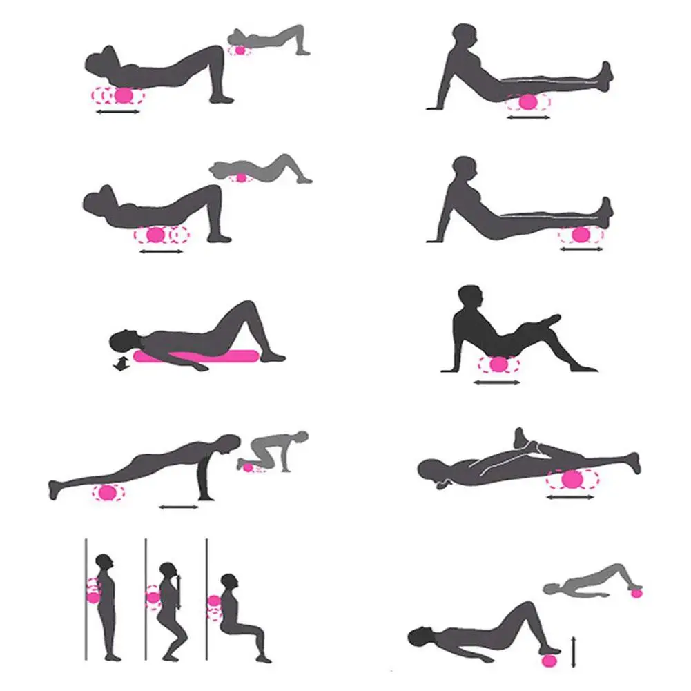 저렴한 전기 요가 칼럼 진동 폼 샤프트 충전 롤러, 근육 이완 진동 마사지 롤러 피트니스 장비