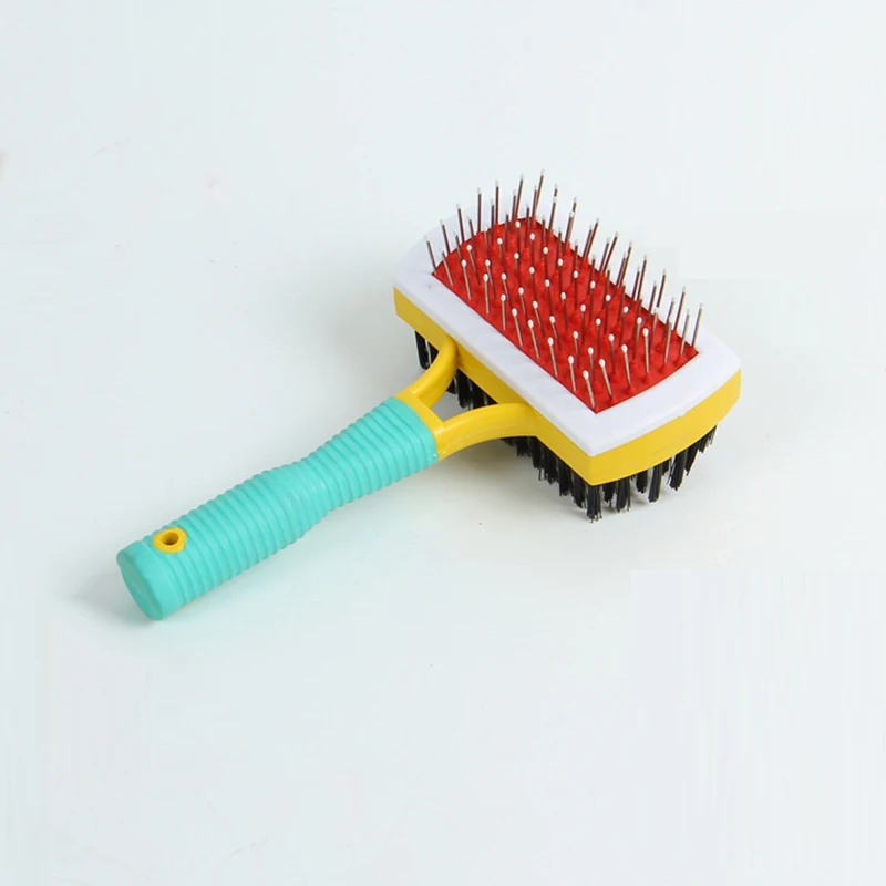 

Double-Sided Brush Pet Cleaning and Grooming Tools Plastic Pet Two-sided Brush Pet Comb
