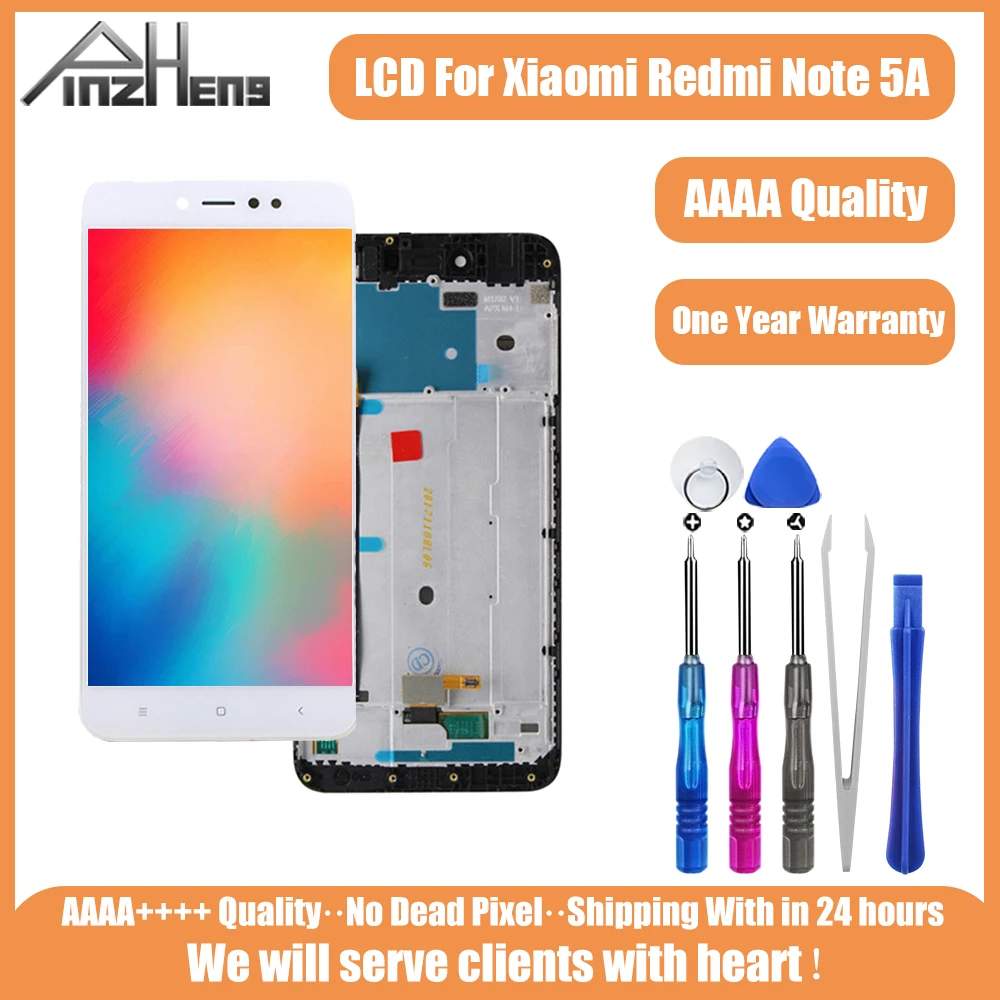 Оригинальный ЖК дисплей PINZHENG для Xiaomi Redmi Примечание 5A экран дигитайзер сборка S