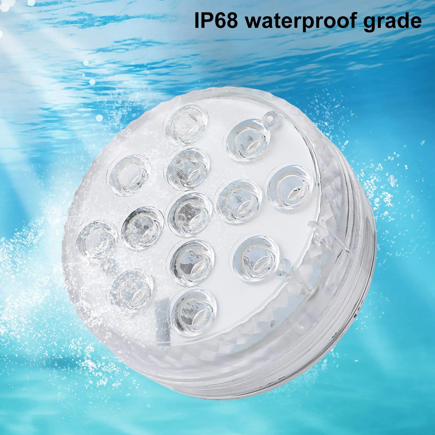 Много погружных 13 светодиодный светильник бассейн IP68 Водонепроницаемый пульт