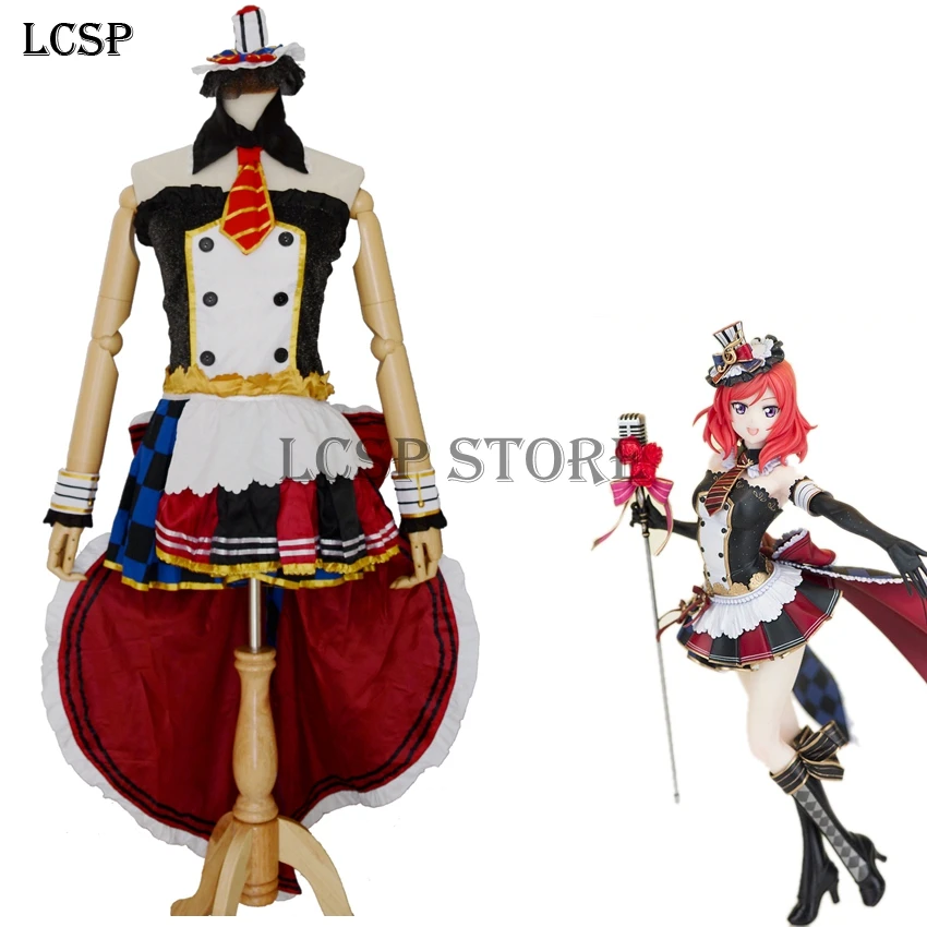 LCSP LoveLive All Character Maid Awake японский костюм для косплея аниме Love Live Hoshizora Rin Униформа костюм одежда
