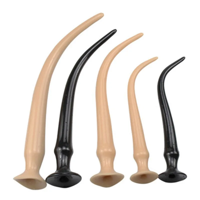 Супер длинный большой анальный фаллоимитатор Анальная пробка массаж простаты