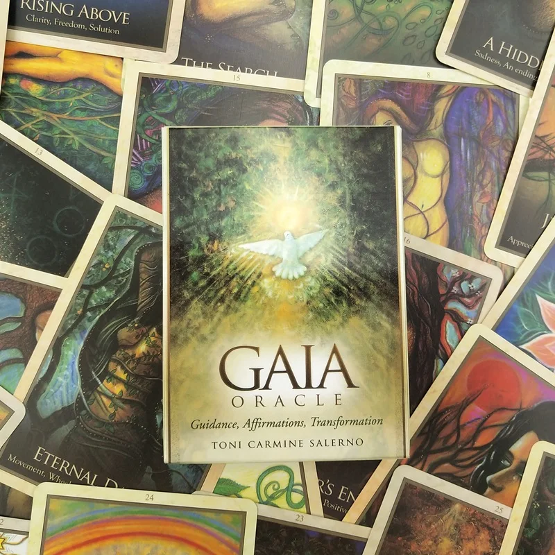 45 шт Gaia Oracle карты английская версия Гадания и предсказания судьбы игра палубе