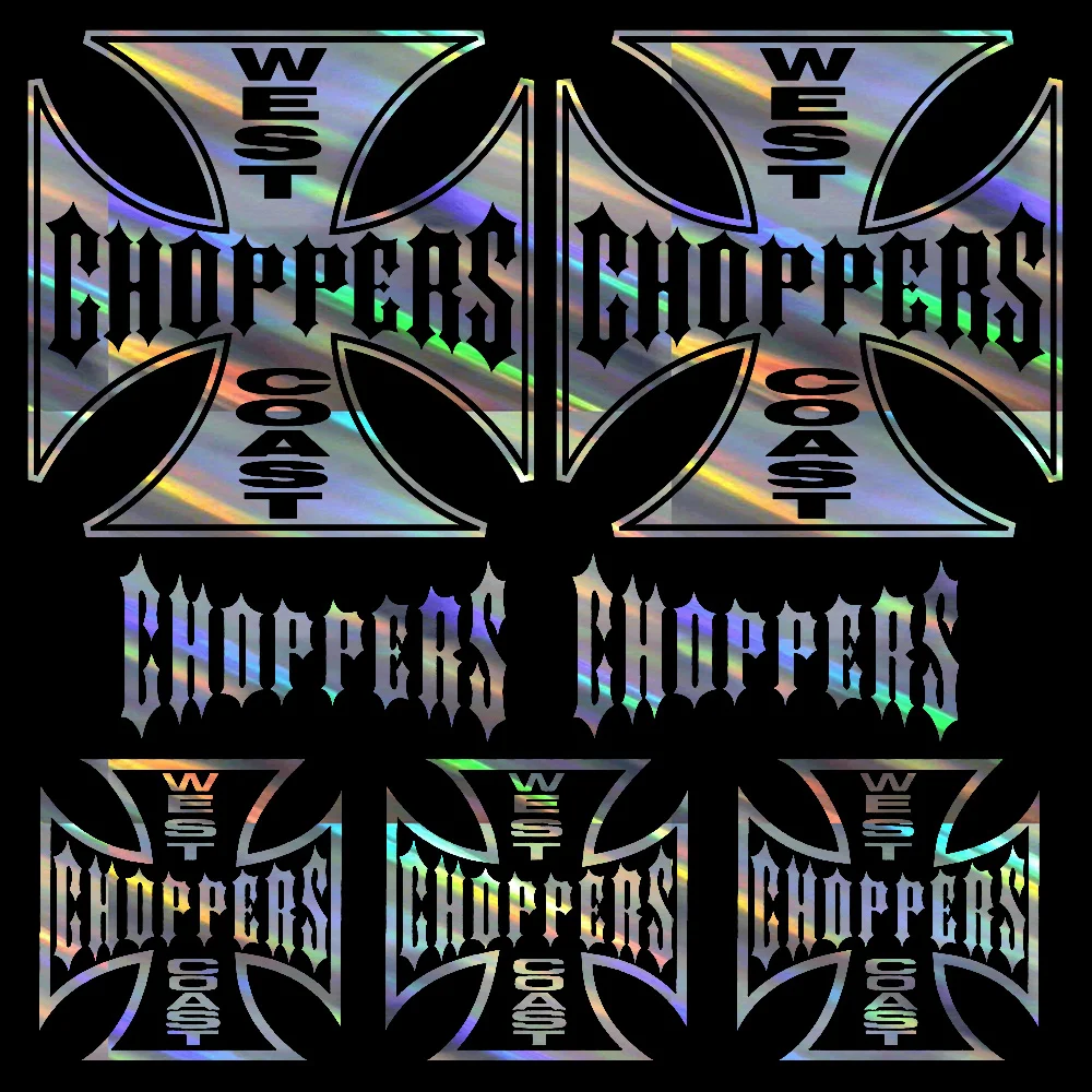 

Classic for West Coast Choppers Graphics Decals Stickers Motorcycle Car Body Decorative Sticker Set Accessories Vinyl Decal