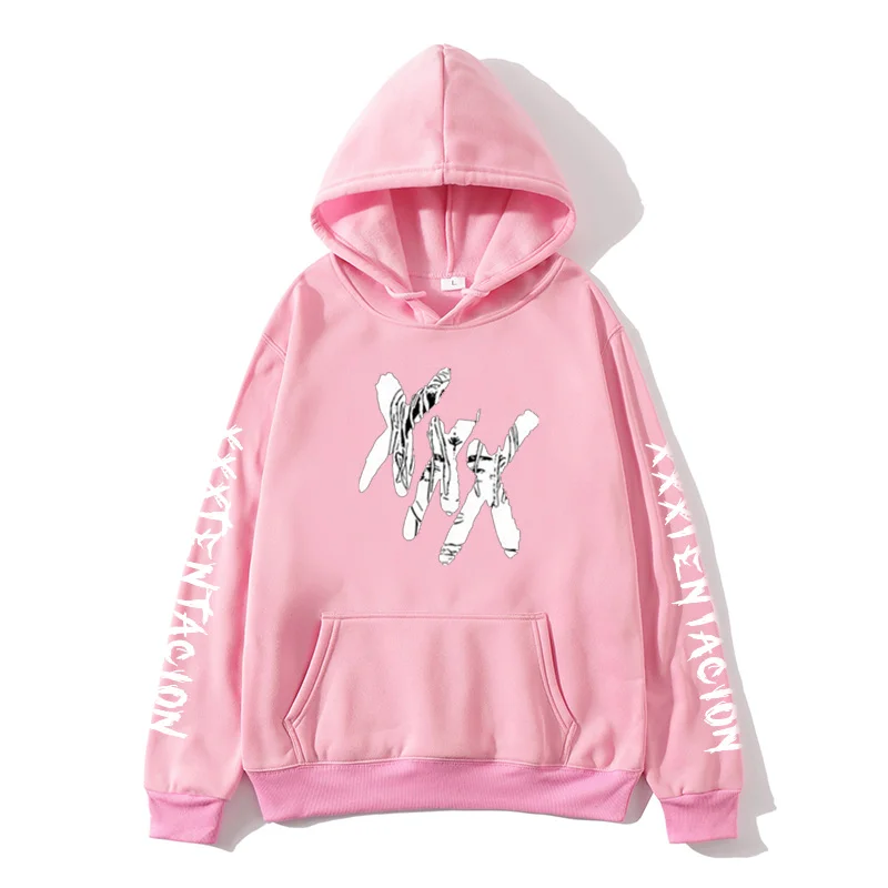 

2020 XXXTentacion Hoodies Men/Women Casual Pullover Streetwear Sweatshirt Sudadera Hombre Harajuku Male Hood Crewneck 2XL bluzy