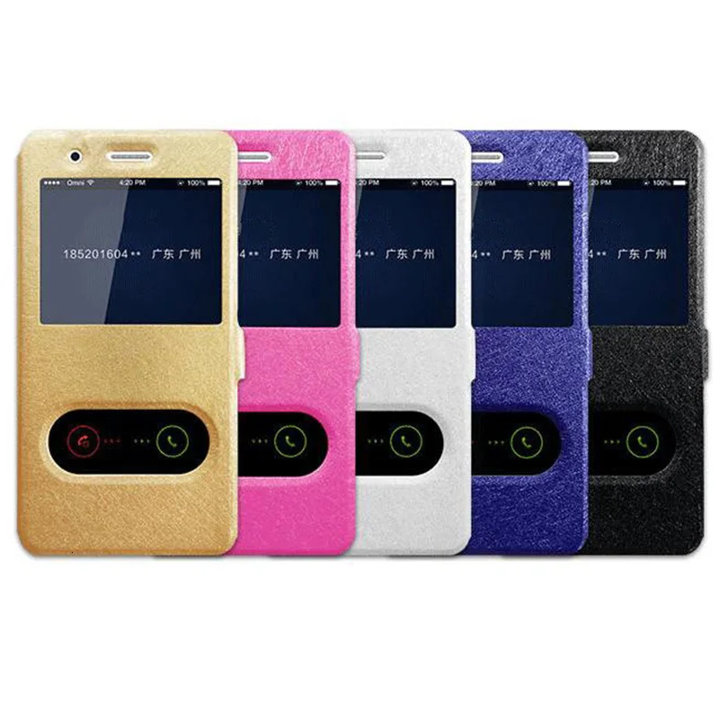 Задняя чехол для Huawei P9 Lite телефона мини-чехол SLA-L22 вид окна флип мини 5 0 &quotчехол