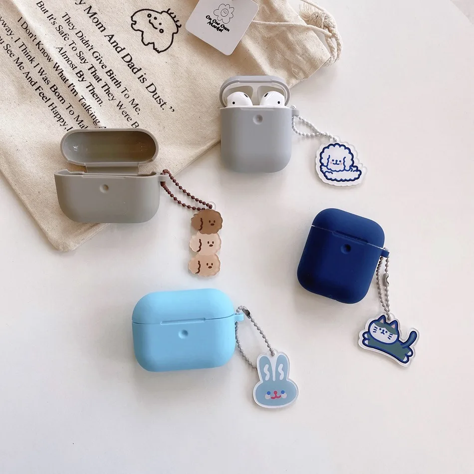 Для AirPods случае 3D мультяшный наушник чехол для Apple Airpods 2 забавные интимные