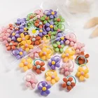 10 шт.компл. эластичные повязки для волос с мультяшным цветочным бантом для маленьких девочек милые повязки для волос резинка Детские аксессуары для волос