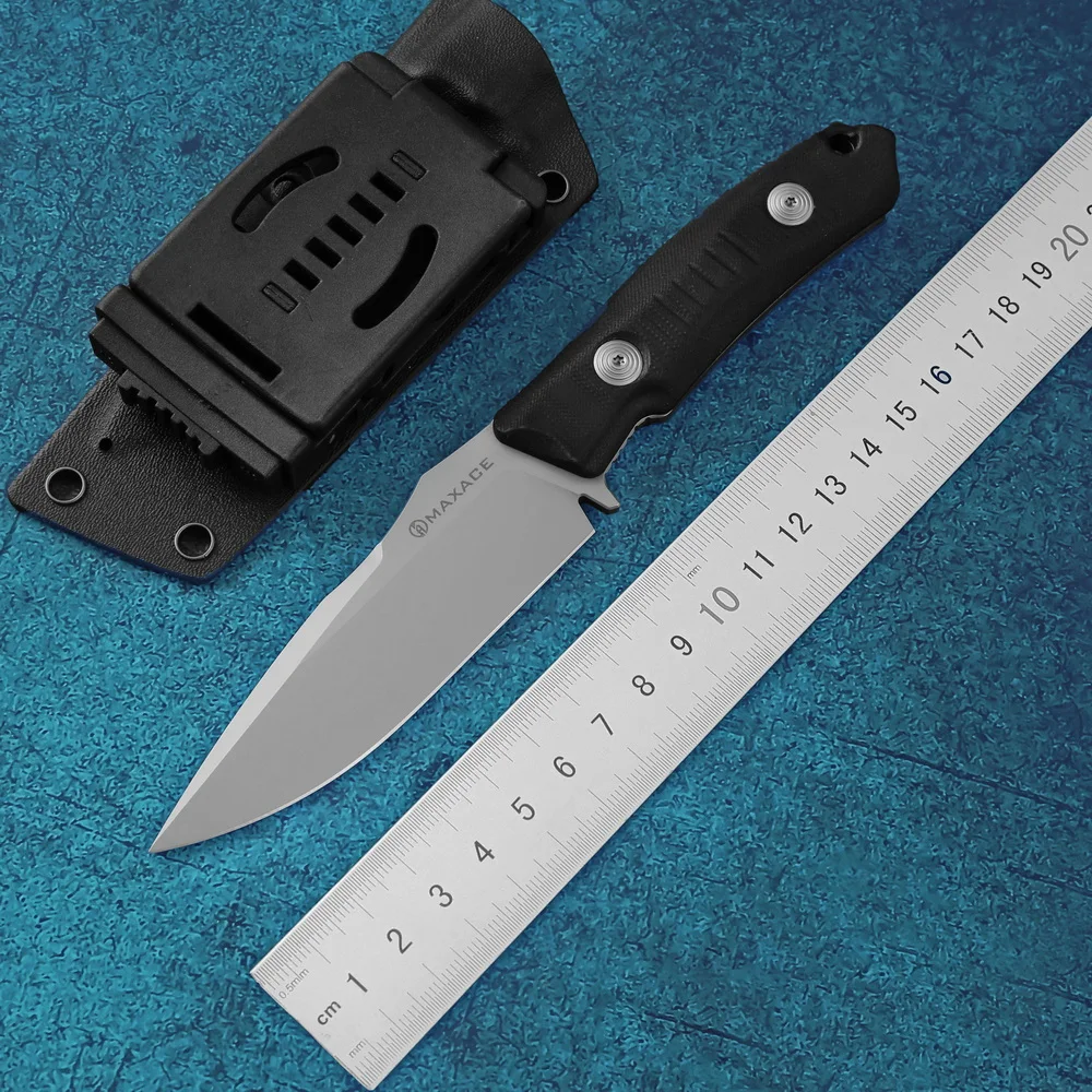 

Maxace Baal фиксированное лезвие VANADIS 4E стальной камень для мытья G10 ручные инструменты для повседневного использования
