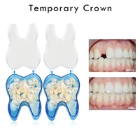 50pcsbox dental temporary crown 25pcs teeth anterior 25pcs posterior dentist materials dental tools dentistry equipment