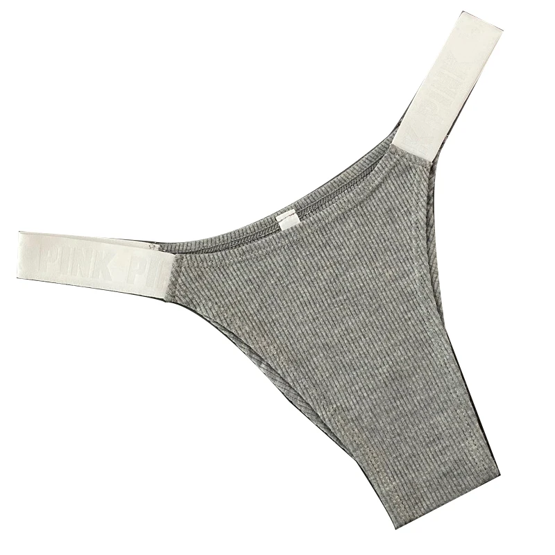 

Sexy Ladies Sports Low Waist Elastic Belt Letter Panties Women's Thread Simple Cotton Seamless Underwear Solid Breathable Briefs