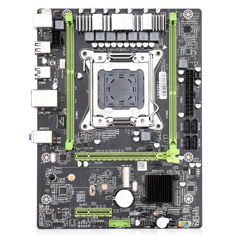 Материнская плата Jingsha X79 M2 LGA2011 ATX USB2.0 SATA3 PCI E NVME M.2 SSD поддерживает память REG ECC и