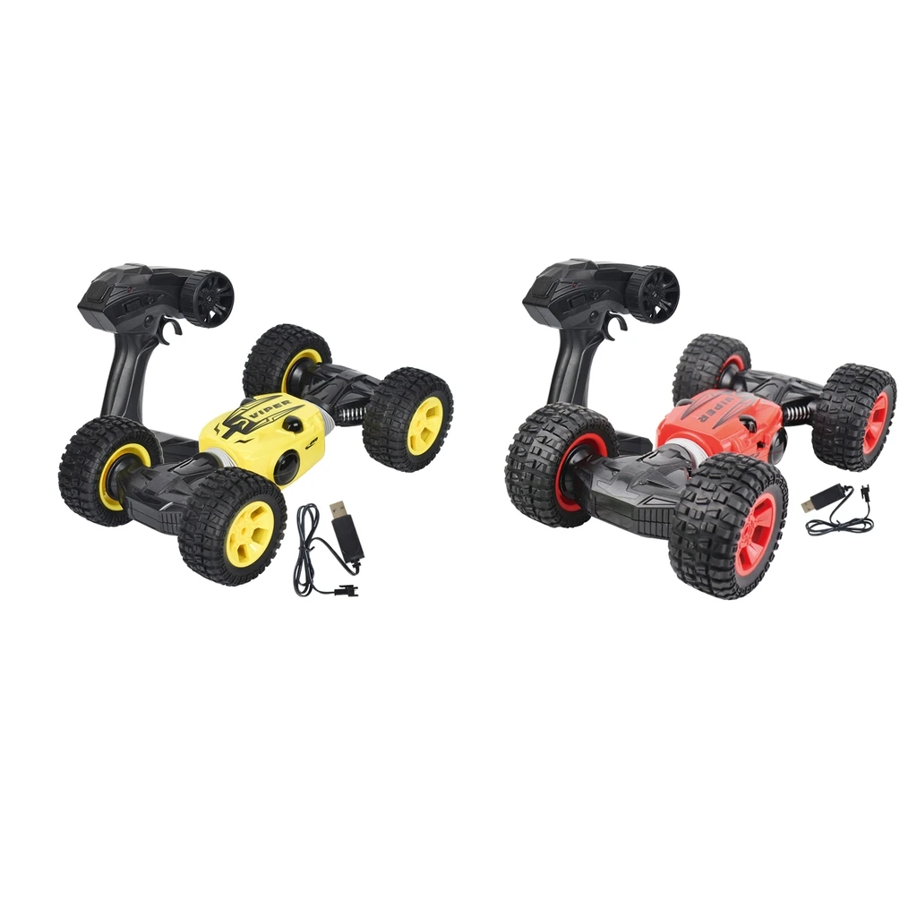 

RC Double Side Roll Hobby Toy Vehicle & 2.4Ghz Control for Kids Adults Gifts