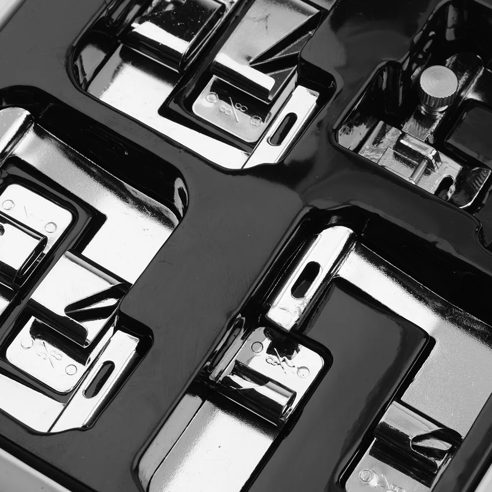 

Sewing Machine Hemmer Feet Set 7PCS Professional Sewing Crafting Hemmer Foot Sewing Machine Parts Accessories Darning Hemmer Kit