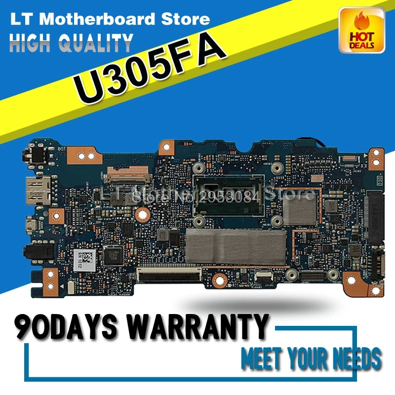 u305fa motherboard 8gb ram for asus u305f u305fa laptop motherboard u305fa mainboard u305fa motherboard test 100 ok free global shipping