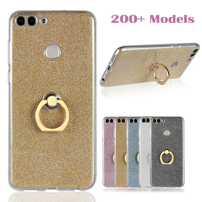

Thin Finger Ring TPU Case For Huawei Compact Y5 Y3 II Y6 Prime 2018 Y8 P Smart Plus Mate 10 20 Lite Enjoy 5S 6 6C 7 Plus 7S 8 8E