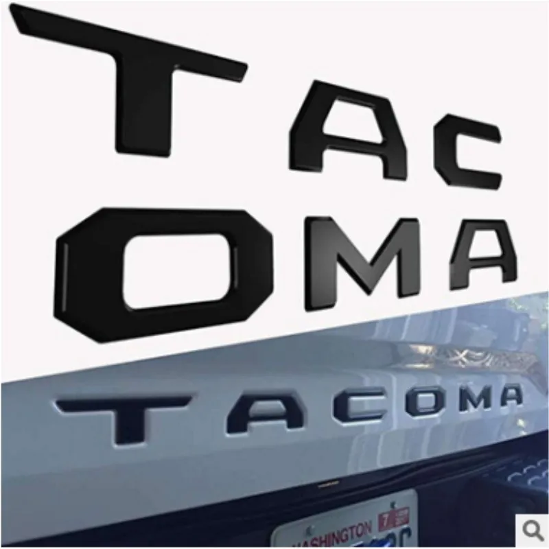 Новинка для Toyota Tacoma 2016 2017 2018 2019 2020 задняя дверь 3D буква Обложка эмблема значок