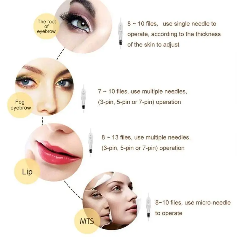 Многофункциональная машина для перманентного макияжа бровей тату-машина губ
