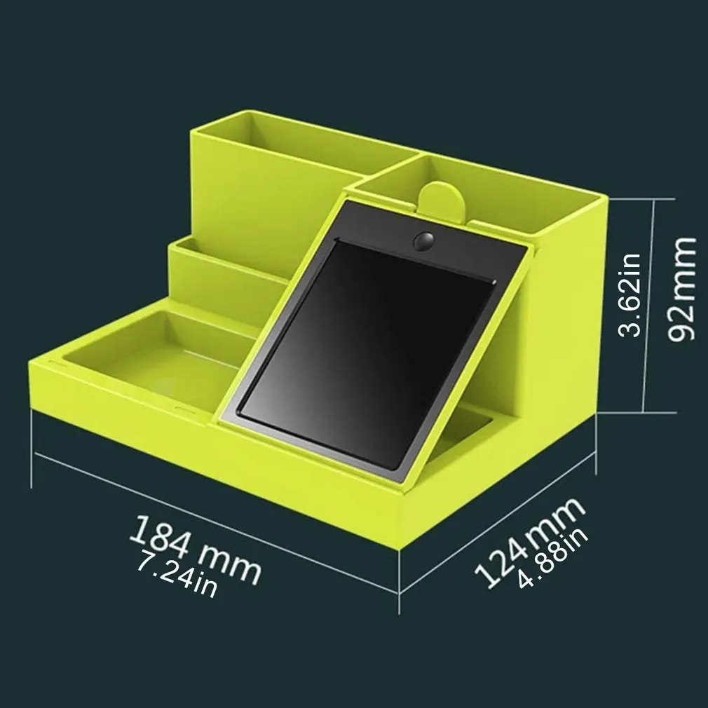 

Multi-functional pen holder with LCD handwriting board can be taken out separately for easy carrying 4.2-inch Handwriting Board