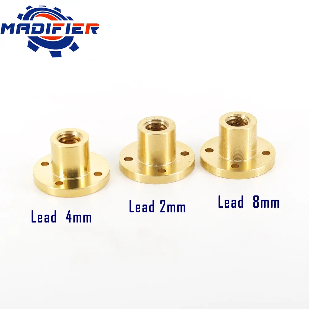 T12 трапециевидный винт латунный медный свинцовый 2 мм 3 4 8 10 12 1 шт. | Строительство и