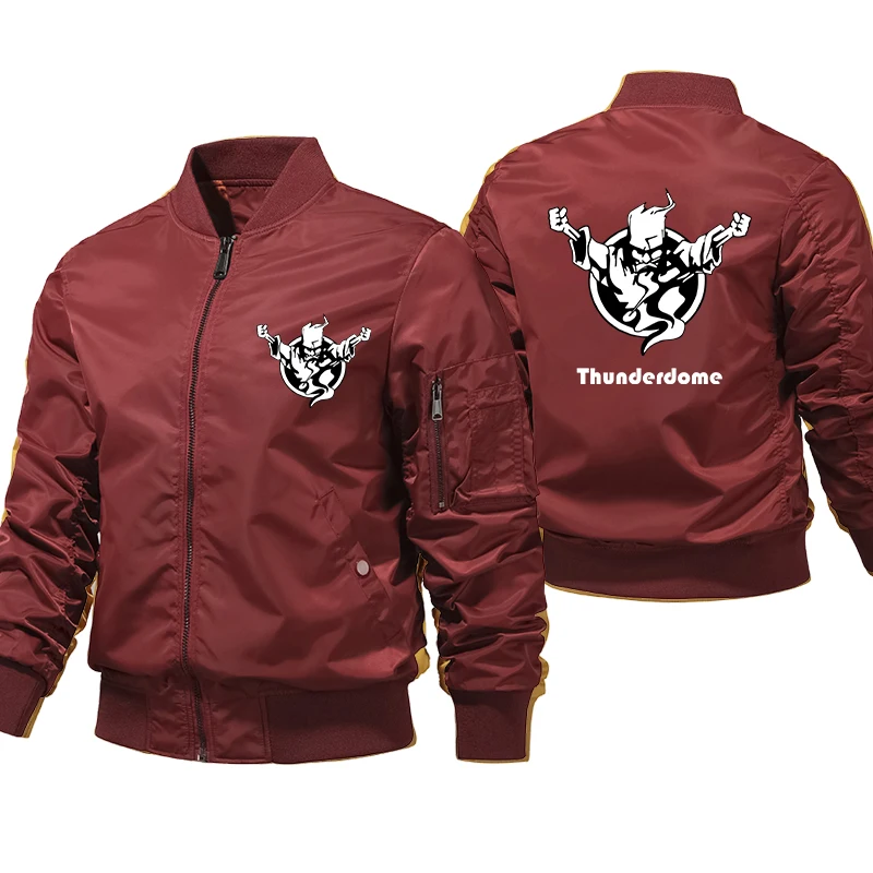 Men's thick aviator Bomber Thunderdome jacket streetwear windbreaker coat plus size | Мужская одежда