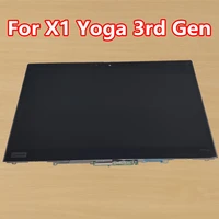 new b140han03 6 screen replacement for lenovo thinkpad x1 yoga 3rd gen fhd touch screen assembly 19201080 with frame