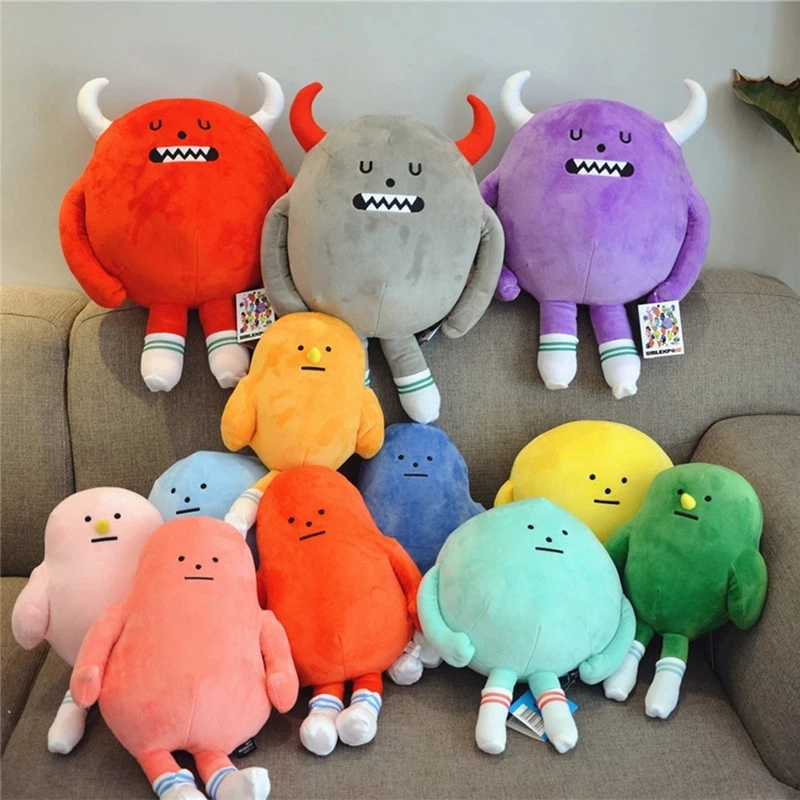 

Creative Nice 45CM Soft Stuffed Toys Korea Ins Girl Heart Cute Cartoon Sticky Monster Doll Socks Funny Plush Doll Gift