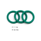 Резиновое уплотнительное кольцо FKM, зеленое уплотнительное кольцо OD 4 мм-70 мм WD 1 мм-3,1 мм