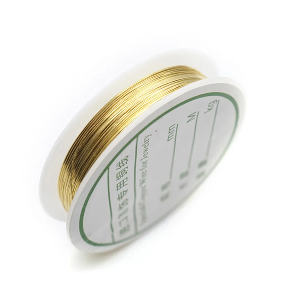 Цветная медная проволока для браслетов и ожерелий модель 0 2/0 25/0 3/0 5/0 6/1 мм