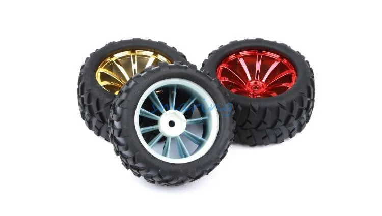 Редукторный двигатель постоянного тока колесо 72 мм стандарта для модели Arduino RC