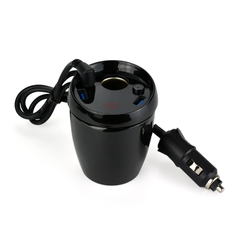 AOSHIKE новинка 2019 QC3.0 4.8A портативные гнезда для прикуривателя 2 порта USB