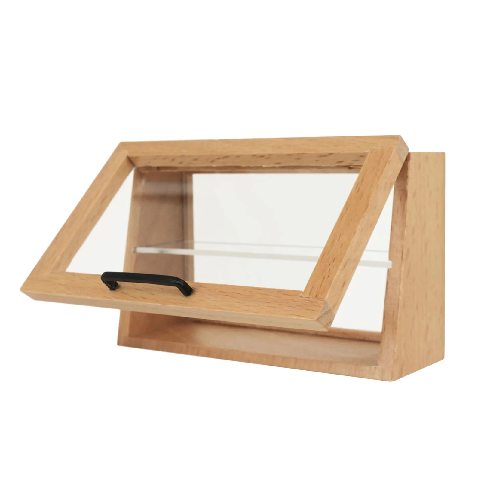 

1/12 Dollhouse Miniature Handmade Mini Food Cake Cabinet Showcase Furniture