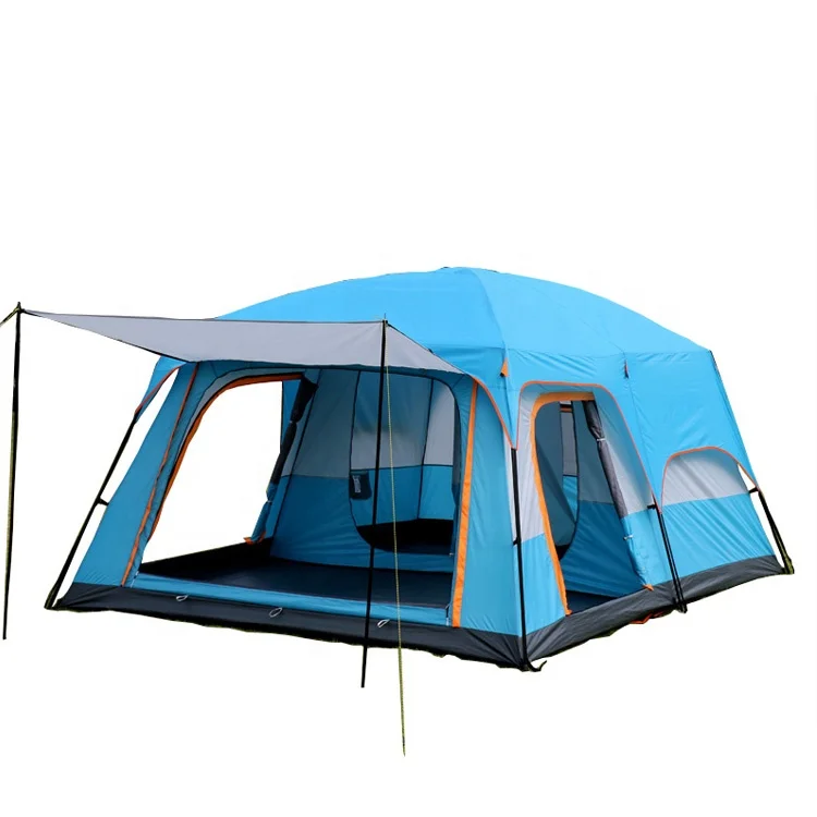 

5-8 person Luxury Large Dome Family Waterproof Folding three rooms Outdoor Camping Tent ZL2033S
