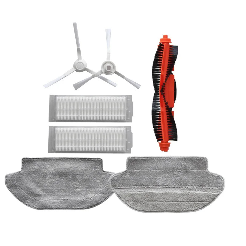 

7Pcs for Xiaomi MIJIA STYJ02YM Sweeping Robot Vacuum Cleaner Accessories Side Roller HEPA Filter Main Brush Mop Cloth